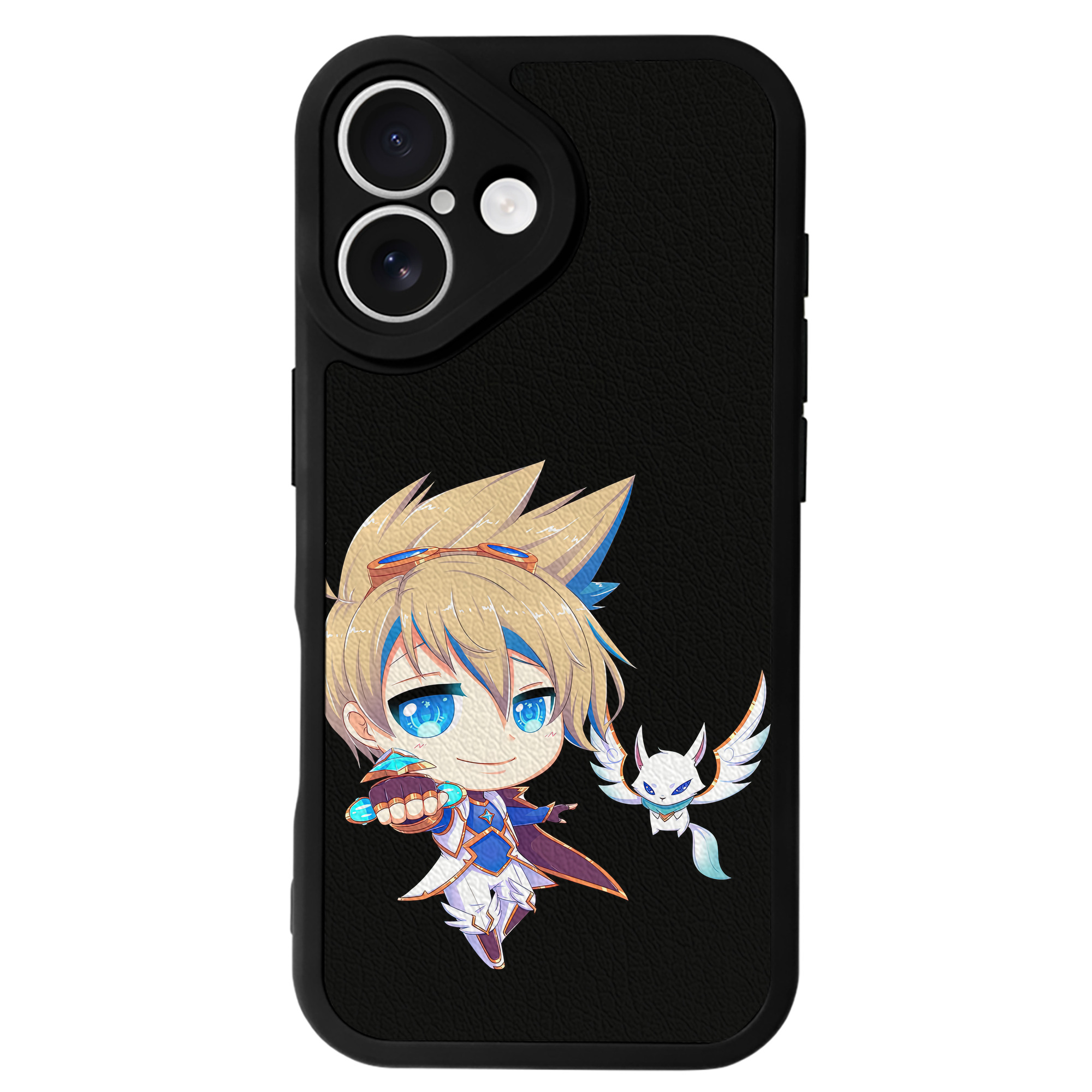 （画像用） リーグ・オブ・レジェンド League of Legends LOL 【iPhone 16シリーズ対応】シリコンスマホケース（レザー調） 材質：シリコン